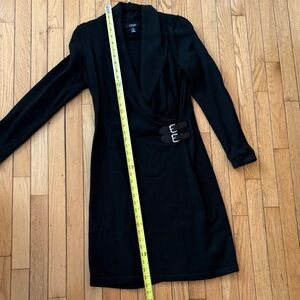 Chaps 🖤 Elegant Black knit Sleeve Dress